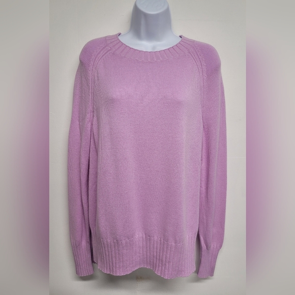 Old Navy Long Sleeve Knit Sweater Purplish Pink M - Picture 1 of 5